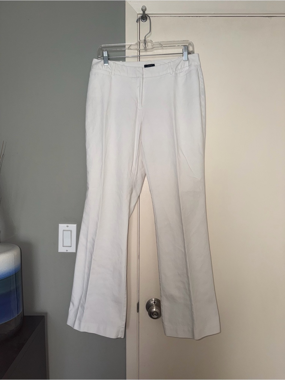 Worthington White Wide-Leg Dress Pants